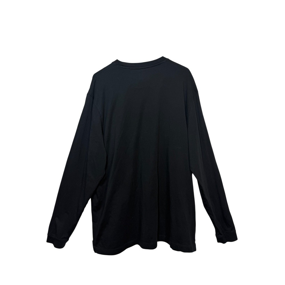 Left Coast Tee Long Sleeve Shirt Mens XL Black 100% Pima Cotton Luxury Basic - Picture 7 of 7